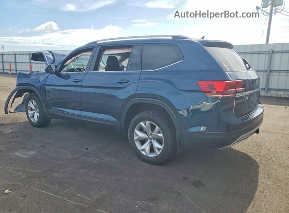 1V2GR2CA9KC596715 2019 VOLKSWAGEN ATLAS Blue Trasero izquierdo