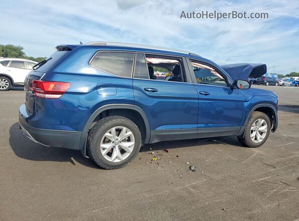 1V2GR2CA9KC596715 2019 VOLKSWAGEN ATLAS Blue Trasero derecho