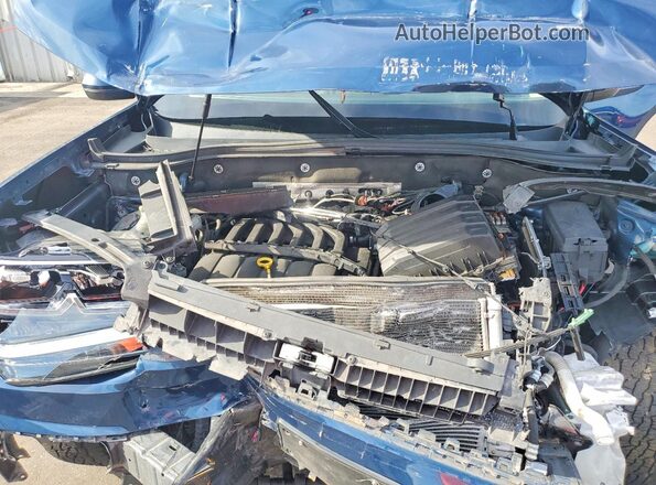 1V2GR2CA9KC596715 2019 VOLKSWAGEN ATLAS Blue Vista interior trasera