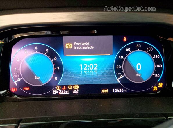 1V2HC2CA3TC216260 2026 VOLKSWAGEN ATLAS Black Instrument cluster view