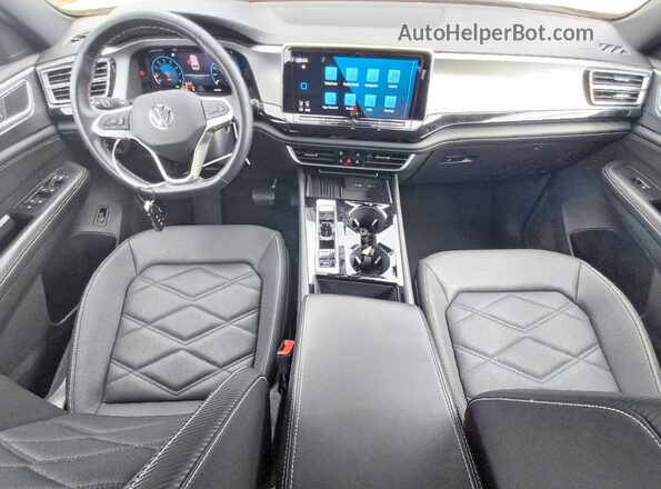 1V2HE2CA0SC206777 2025 VOLKSWAGEN ATLAS White Vista interior de 360 grados