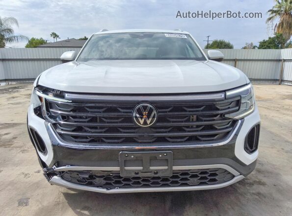 1V2HE2CA0SC206777 2025 VOLKSWAGEN ATLAS White Vista del cuadro de instrumentos