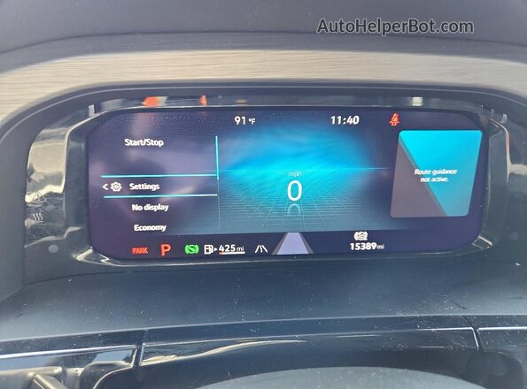 1V2HE2CA4RC247312 2024 VOLKSWAGEN ATLAS Серебряный Вид щитка приборов