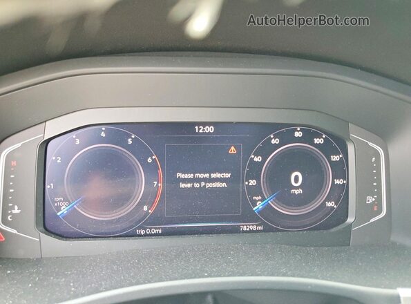 1V2HE2CA6PC223039 2023 VOLKSWAGEN ATLAS White Widok zestawu wskaźników