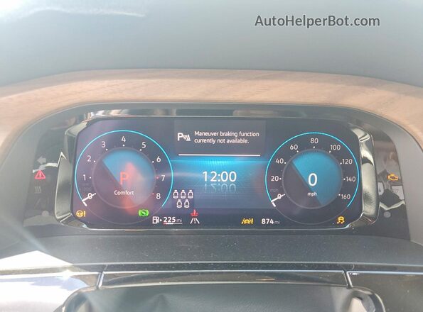 1V2HN2CA3TC502166 2026 VOLKSWAGEN ATLAS Gray Widok zestawu wskaźników