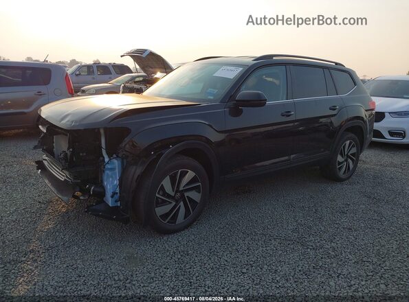 1V2HN2CA3TC581158 2026 VOLKSWAGEN ATLAS Black Առջևի ձախ երեք քառորդ տեսարան
