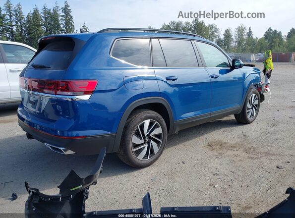 1V2HN2CA7TC568395 2026 VOLKSWAGEN ATLAS Синий Задняя правая четверть
