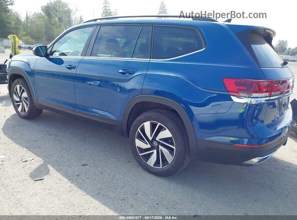 1V2HN2CA7TC568395 2026 VOLKSWAGEN ATLAS Синий Задняя левая четверть