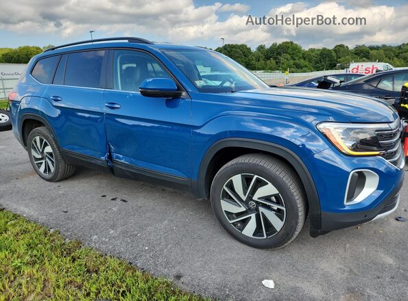 1V2HN2CA7TC580885 2026 VOLKSWAGEN ATLAS Blue Widok wnętrza 360 stopni