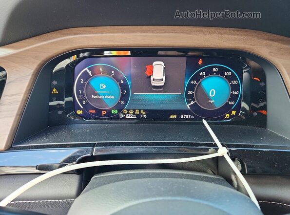 1V2HN2CA9TC567264 2026 VOLKSWAGEN ATLAS Green ხელსაწყოთა პანელის ხედი
