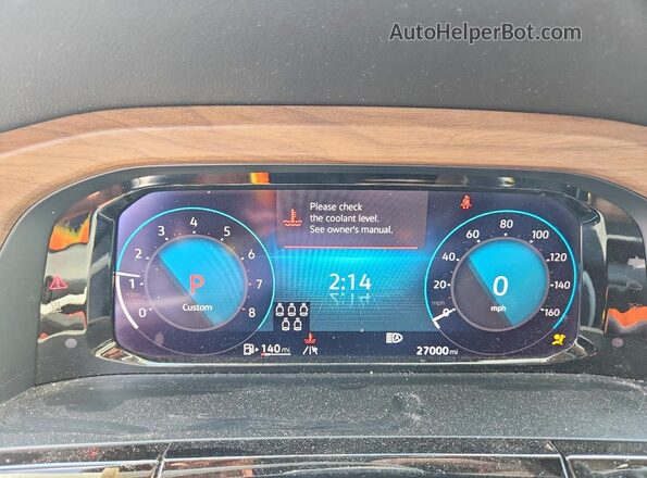 1V2HR2CA0SC523642 2025 VOLKSWAGEN ATLAS Gray Widok zestawu wskaźników