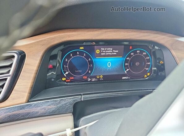 1V2HR2CA0SC565812 2025 VOLKSWAGEN ATLAS Black Vista del cuadro de instrumentos