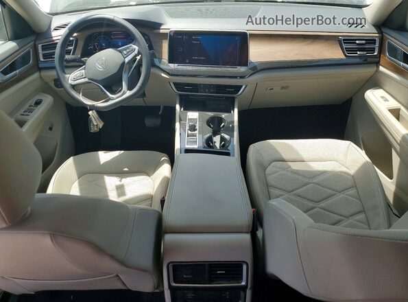 1V2HR2CA0SC565812 2025 VOLKSWAGEN ATLAS Black Widok deski rozdzielczej