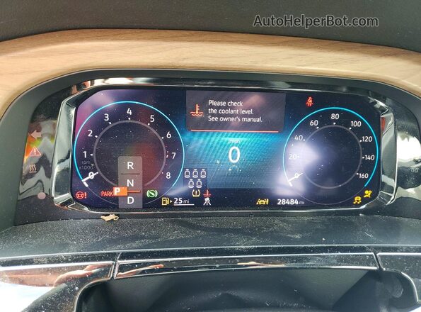 1V2HR2CA0SC573005 2025 VOLKSWAGEN ATLAS Gray Вид щитка приладів