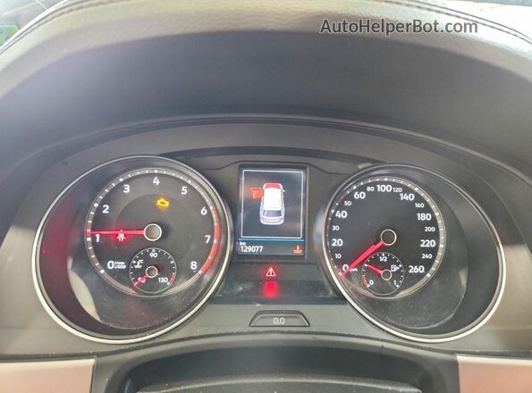 1V2HR2CA2JC513726 2018 VOLKSWAGEN ATLAS Черный Вид щитка приборов