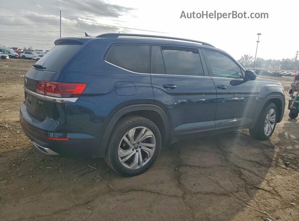 1V2HR2CA2MC553258 2021 VOLKSWAGEN ATLAS Blue Rear right