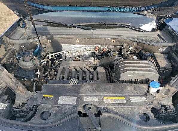 1V2HR2CA2MC553258 2021 VOLKSWAGEN ATLAS Blue Engine compartment view