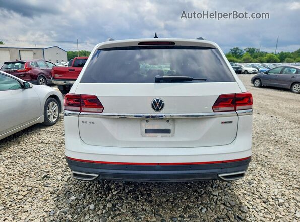 1V2HR2CA2MC580976 2021 VOLKSWAGEN ATLAS White Vista trasera