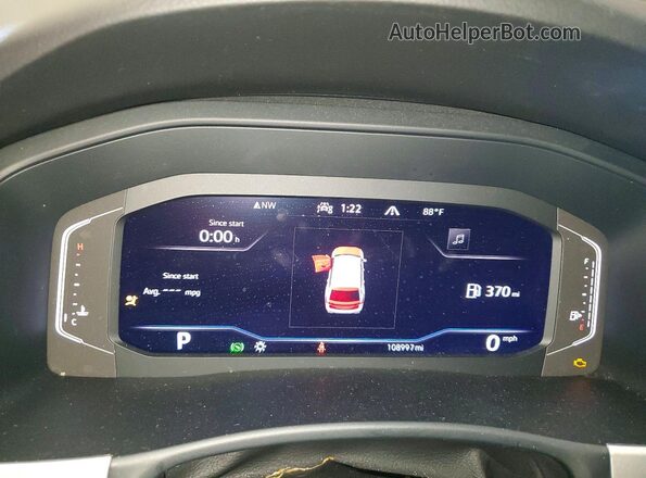 1V2HR2CA2PC502153 2023 VOLKSWAGEN ATLAS Gray Instrument cluster view