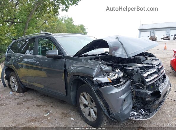 1V2HR2CA3JC503335 2018 VOLKSWAGEN ATLAS Gray წინა ხედი