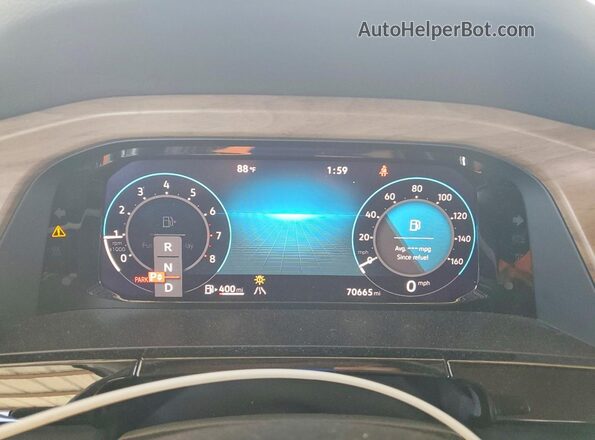 1V2HR2CA3RC554667 2024 VOLKSWAGEN ATLAS White Вид щитка приладів