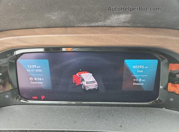1V2HR2CA3RC559755 2024 VOLKSWAGEN ATLAS White ხელსაწყოთა პანელის ხედი