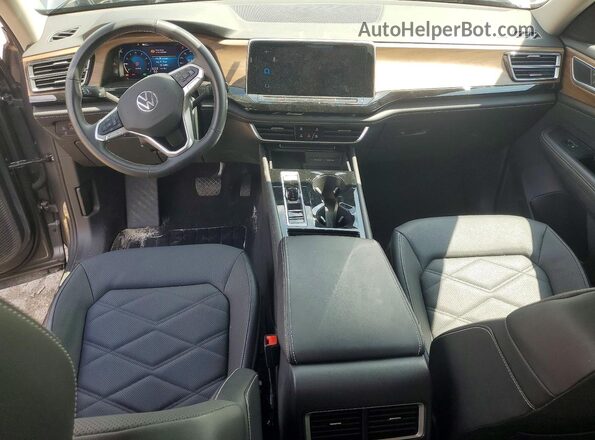 1V2HR2CA4RC619199 2024 VOLKSWAGEN ATLAS Gray Dashboard view