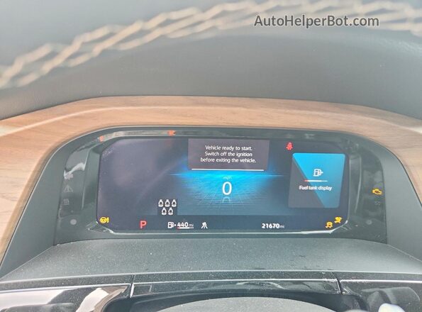 1V2HR2CA4SC576571 2025 VOLKSWAGEN ATLAS Gray Vista del cuadro de instrumentos