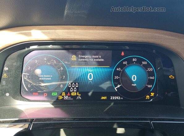 1V2HR2CA5SC571377 2025 VOLKSWAGEN ATLAS Gray Вид щитка приладів