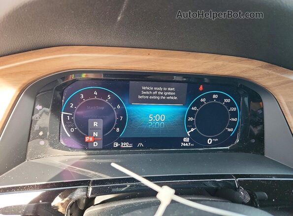 1V2HR2CA6RC602257 2024 VOLKSWAGEN ATLAS Gray Widok zestawu wskaźników