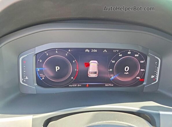 1V2HR2CA9PC531536 2023 VOLKSWAGEN ATLAS Gray Вид панелі приладів