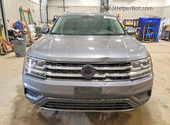 1V2HR2CAXJC514039 2018 VOLKSWAGEN ATLAS Gray Widok z przodu
