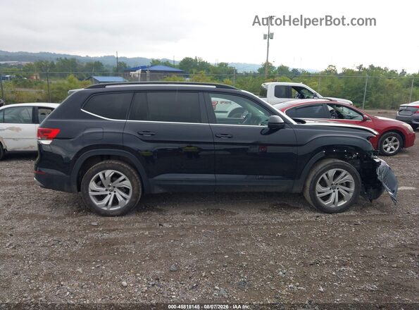 1V2HR2CAXMC591854 2021 VOLKSWAGEN ATLAS Black Widok wnętrza 360 stopni