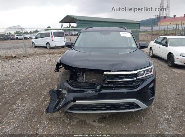 1V2HR2CAXMC591854 2021 VOLKSWAGEN ATLAS Black Widok wnętrza z tyłu