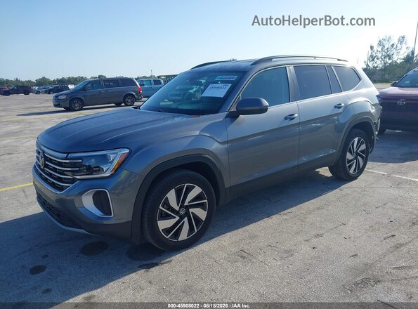 1V2HR2CAXSC501471 2025 VOLKSWAGEN ATLAS Gray Առջևի ձախ երեք քառորդ տեսարան