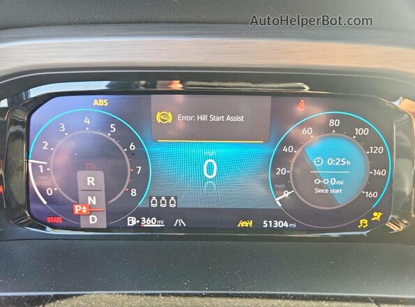 1V2JE2CA0RC205575 2024 VOLKSWAGEN ATLAS White Widok zestawu wskaźników