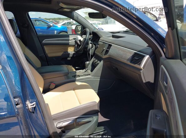 1V2JE2CA4MC229029 2021 VOLKSWAGEN ATLAS Blue Vista interior delantera