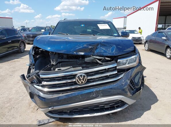 1V2JE2CA4MC229029 2021 VOLKSWAGEN ATLAS Blue Vista del cuadro de instrumentos