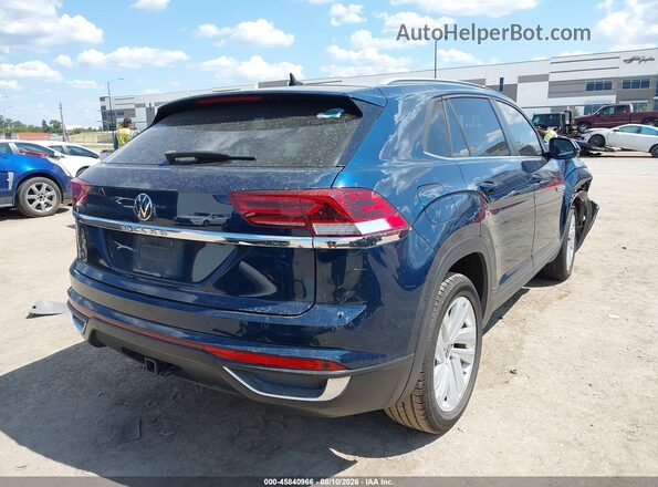 1V2JE2CA4MC229029 2021 VOLKSWAGEN ATLAS Blue Trasero derecho
