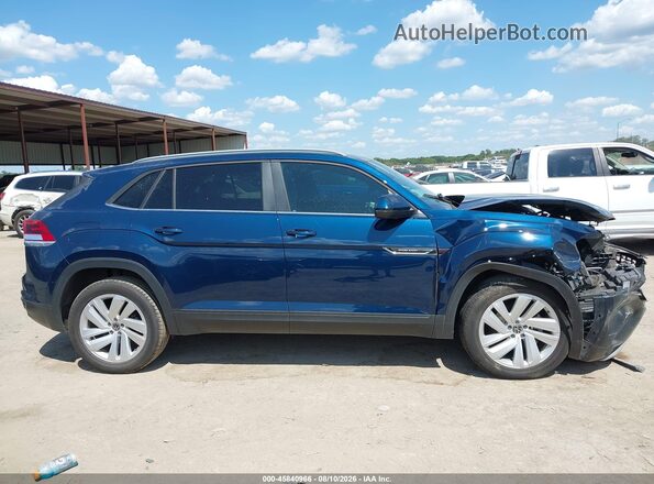 1V2JE2CA4MC229029 2021 VOLKSWAGEN ATLAS Blue Vista interior trasera