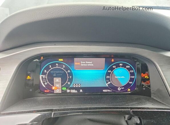 1V2JE2CA5RC254013 2024 VOLKSWAGEN ATLAS Gray Вид щитка приладів
