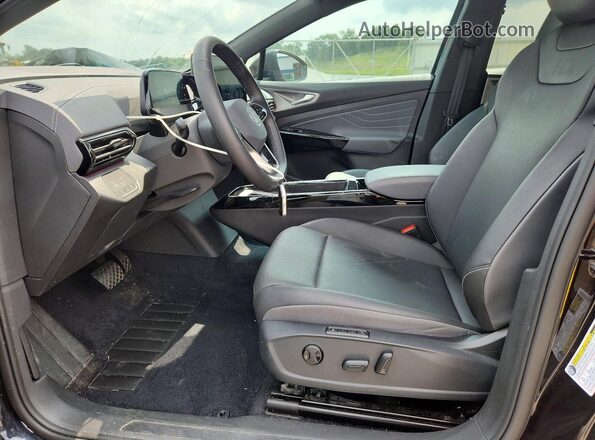 1V2JNPE89PC046074 2023 VOLKSWAGEN ID.4 Черный Вид салона спереди