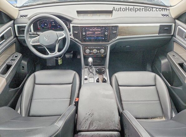 1V2JR2CA2PC553024 2023 VOLKSWAGEN ATLAS Gray Dashboard view