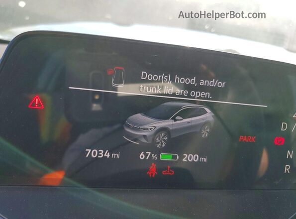1V2JSPE81SC006346 2025 VOLKSWAGEN ID.4 Черный Вид щитка приборов