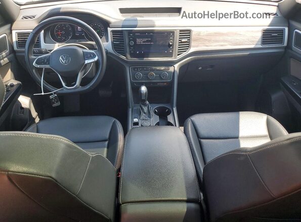 1V2KC2CA8MC203382 2021 VOLKSWAGEN ATLAS White Widok deski rozdzielczej