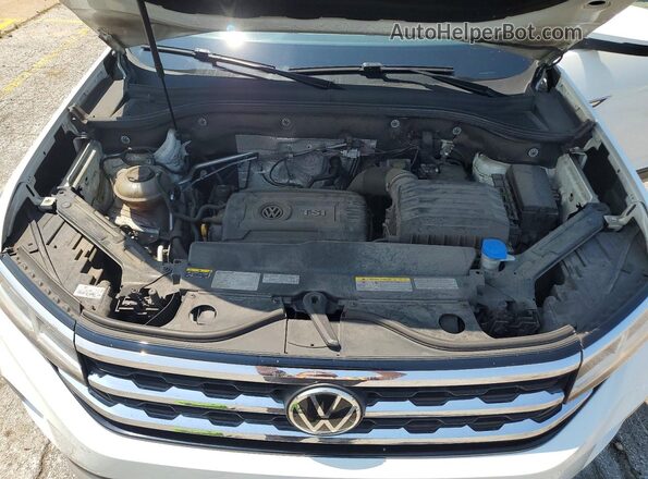 1V2KC2CA8MC203382 2021 VOLKSWAGEN ATLAS White Widok komory silnika