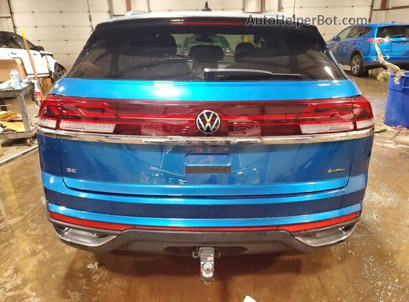 1V2KE2CA1SC215316 2025 VOLKSWAGEN ATLAS Blue Вид ззаду