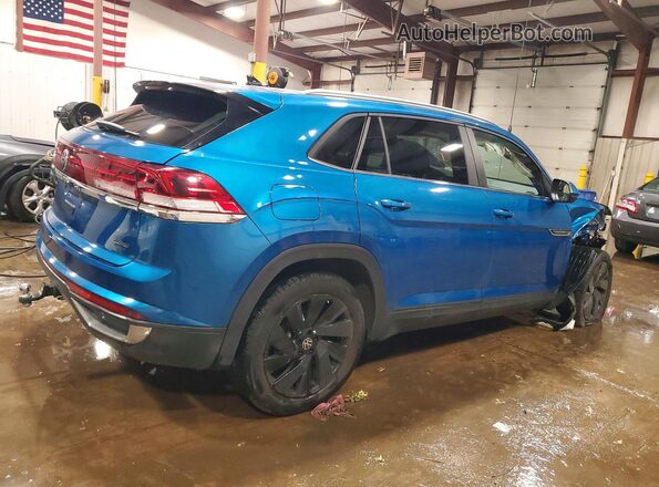 1V2KE2CA1SC215316 2025 VOLKSWAGEN ATLAS Blue Задня права чверть