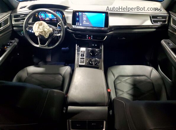 1V2KE2CA1SC215316 2025 VOLKSWAGEN ATLAS Blue Вид панелі приладів