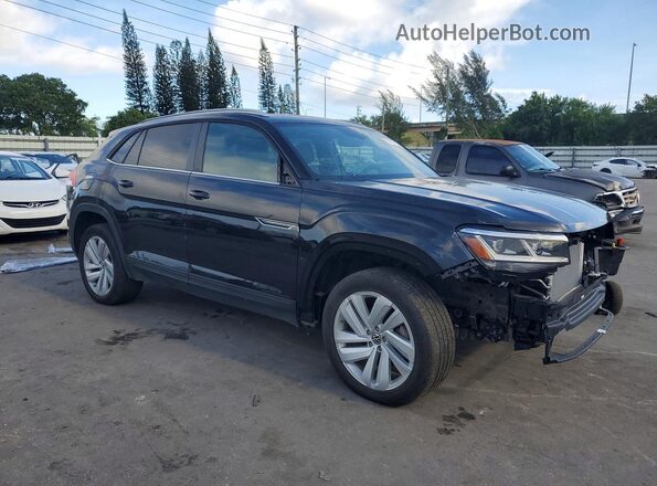 1V2KE2CA2MC207440 2021 VOLKSWAGEN ATLAS Black Передня права чверть